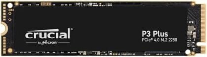 Crucial P3 Plus 1TB PCIe Gen4 3D NAND NVMe M.2 SSD, up to 5000MB/s - CT1000P3PSSD8 : Electronics