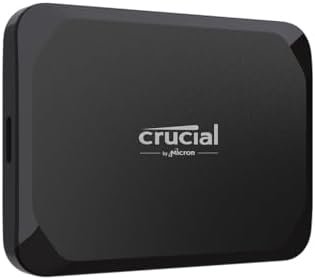 Crucial X9 2TB Portable SSD, Up to 1050MB/s, USB 3.2 USB-C, External Solid State Drive, Compatible with Windows, Mac, & Android, Reliable Storage for Games, Files, & Backups, Black - CT2000X9SSD902 : Electronics