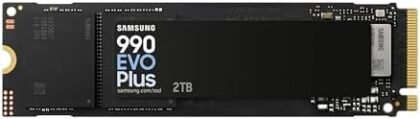 Samsung 990 EVO Plus SSD 2TB, PCIe Gen 4x4, Gen 5x2 M.2 2280, Speeds Up-to 7,250 MB/s, Upgrade Storage for PC/Laptops, HMB Technology and Intelligent Turbowrite 2.0, (MZ-V9S2T0B/AM) : Electronics