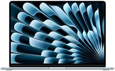 Apple 2025 MacBook Air 15-inch Laptop with M4 chip: Built for Apple Intelligence, 15.3-inch Liquid Retina Display, 16GB Unified Memory, 256GB SSD Storage, 12MP Center Stage Camera, Touch ID; Sky Blue : Electronics