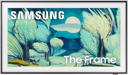 Samsung 55-Inch Class The Frame LS03F 4K QLED Smart TV (2025 Model) Modern Frame Design, NQ4 AI Gen2 Processor, Art Mode, Artful Picture Quality, Samsung Vision AI, Alexa Built-in : Electronics