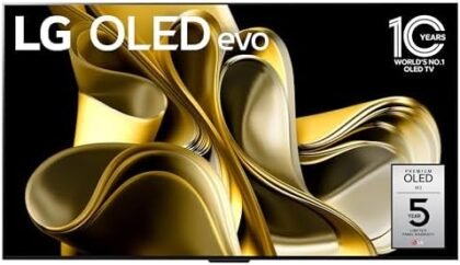 LG 77-Inch Class OLED evo M3 Series, 4K Processor, Smart Flat Screen TV, with Wireless 4K Connectivity, Alexa Built-in (OLED77M3PUA, 2023 Model) : Electronics