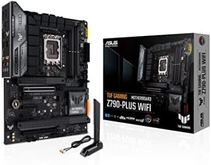 ASUS TUF Gaming Z790-Plus WiFi LGA 1700(Intel 14th,12th &13th Gen) ATX Gaming Motherboard(PCIe 5.0,DDR5,4xM.2 Slots,16+1 DrMOS,WiFi 6,2.5Gb LAN,Front USB 3.2 Gen 2 Type-C,Thunderbolt 4(USB4),Aura RGB) : Electronics