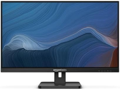Amazon Basics IPS Monitor 75 Hz Powered with AOC Technology FHD 1080P HDMI, Display Port and VGA Input VESA Compatible Built-in Speakers for Office and Home, 27 in, Black : Electronics