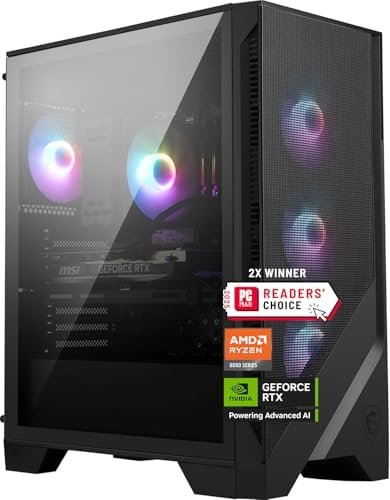 MSI Codex Z2 Gaming Desktop: AMD R7-8700F, GeForce RTX 5070, 32GB DDR5, 2TB m.2 NVMe SSD, USB Type-C, VR-Ready, Windows 11 Home : A8NVP-436US : Electronics