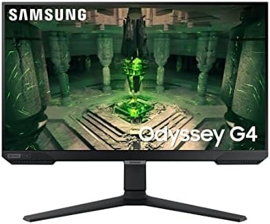 SAMSUNG 25" Odyssey G4 Series FHD Gaming Monitor, IPS, 240Hz, 1ms, G-Sync Compatible, AMD FreeSync Premium, HDR10, Ultrawide Game View, DisplayPort, HDMI, Fully Adjustable Stand, LS25BG402ENXGO : Electronics