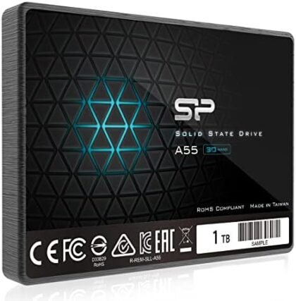 SP 1TB SSD 3D NAND A55 SLC Cache Performance Boost SATA III 2.5" 7mm (0.28") Internal Solid State Drive (SP001TBSS3A55S25) : Electronics