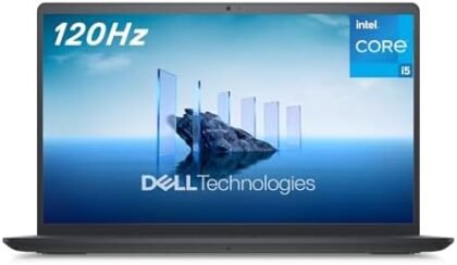 Dell Inspiron 3520 Laptop - 15.6-inch FHD (1920 x 1080) 120Hz Display, Intel Core i5-1235U Processor, 8GB DDR4 RAM, 512GB SSD, WiFi 5, Windows 11 S Mode - Carbon Black : Electronics
