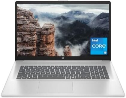 HP 17.3 inch Laptop, FHD Display, Intel Core i5-1334U, 16 GB RAM, 512 GB SSD, Intel Iris Xe Graphics, Windows 11 Home, Natural Silver, 17-cn3399nr : Electronics