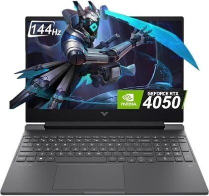 HP Victus 15.6 inch FHD 144Hz Gaming Laptop Intel Core i5-13420H NVIDIA GeForce RTX 4050 6GB - 16GB DDR4 512GB SSD Mica Silver (2024) : Electronics