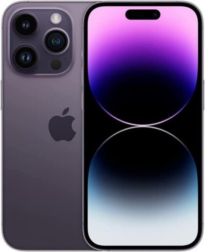 Apple iPhone 14 Pro, 128GB, Deep Purple - Unlocked (Renewed) : Cell Phones & Accessories