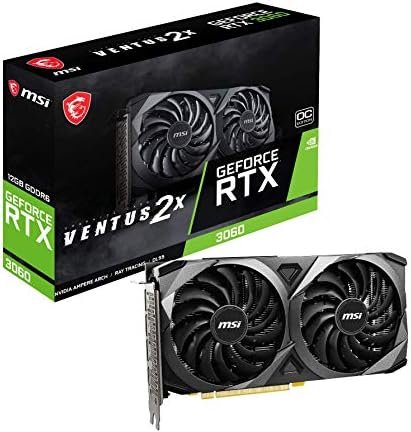 MSI Gaming GeForce RTX 3060 12GB 15 Gbps GDRR6 192-Bit HDMI/DP PCIe 4 Torx Twin Fan Ampere OC Graphics Card : Electronics