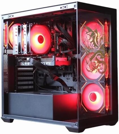 The Horizon Extreme I7 RTX Gaming Desktop PC | i7 E5-2699V3 18-Core | RTX 5060 TI | 64GB RAM | 1TB SSD + 4TB HHD | 650 W 80+ Gold Power Supply | 1200 Mbps WiFi Ready | Windows 11 Pro : Electronics