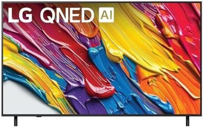 LG 65-Inch Class QNED AI 4K QNED82A Series Smart TV w/AI Sound, HDR10, 4K Super Upscaling, Filmmaker Mode, Wow Orchestra, Alexa Built-in (65QNED82AUA, 2025) : Electronics