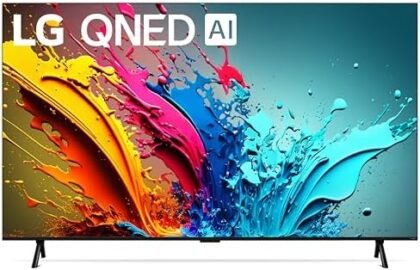 LG 98-Inch Class QNED89T LED Smart TV 4K Processor Flat Screen with Magic Remote AI-Powered with Alexa Built-in (98QNED89TUA, 2024)