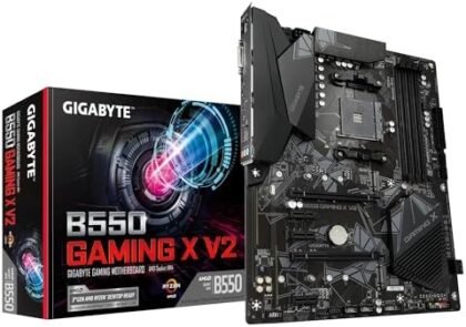 Gigabyte B550 Gaming X V2 (AMD Ryzen 5000/B550/ATX/M.2/HDMI/DVI/USB 3.1 Gen 2/DDR4/ATX/Gaming Motherboard), 128 GB : Electronics