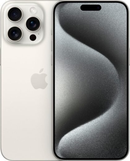 Apple iPhone 15 Pro Max, 256GB, White Titanium - GSM Carriers (Renewed) : Cell Phones & Accessories